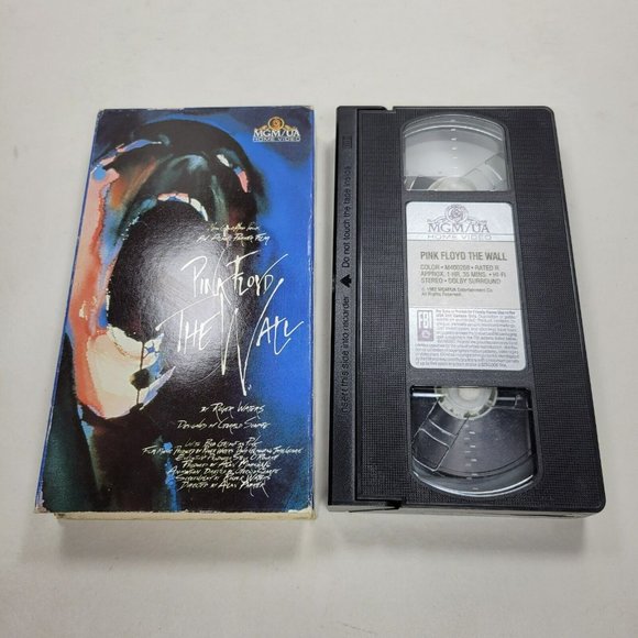 Media Pink Floyd The Wall Vhs 1982 Movie Original 1989 Edition And
